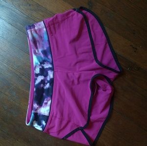 Lululemon Speed Shorts Dark Pink